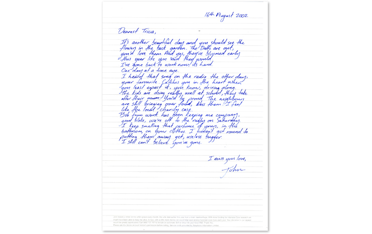 Intensive Care Research Fund - Intensive Care Research Fund - Letters to loved ones by Giuliana De Felice - 