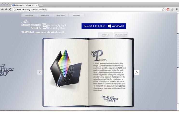 Samsung Notebook Series 9 - Samsung - Every piece has a story by Giuliana De Felice - 