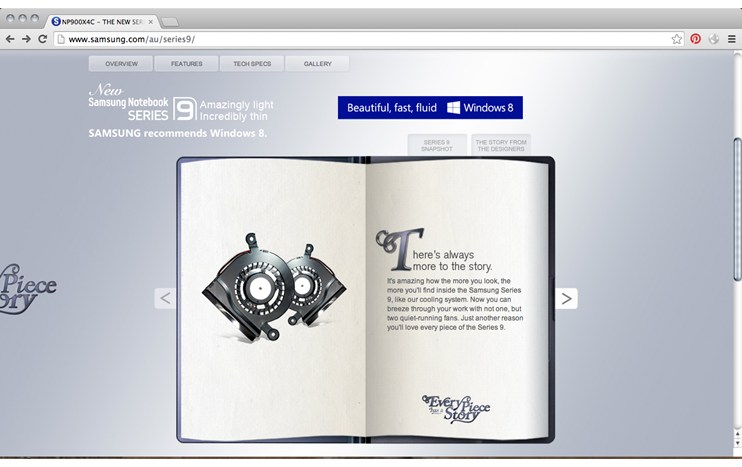 Samsung Notebook Series 9 - Samsung - Every piece has a story by Giuliana De Felice - 